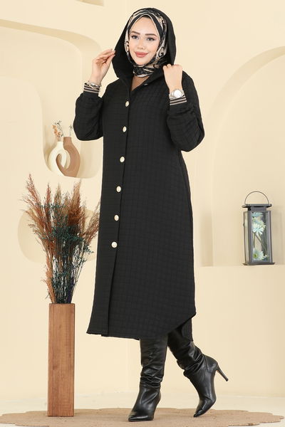 T.R.T. - Overcoat 2025TRT545-MS Black - 417330