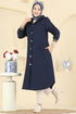 Overcoat 2025TRT545-MS Navy Blue - Thumbnail