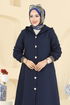 Overcoat 2025TRT545-MS Navy Blue - Thumbnail