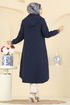 Overcoat 2025TRT545-MS Navy Blue - Thumbnail