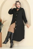 T.R.T. - Overcoat 2026TRT545-MS Black