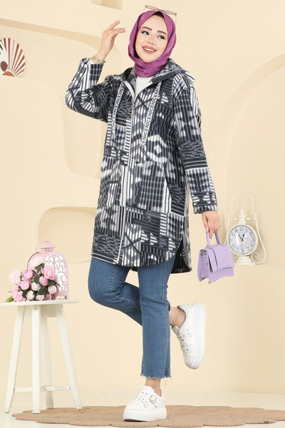 E.R.K. - كاب نمط 4 رمادي 2062ERK1158-MS - 415567