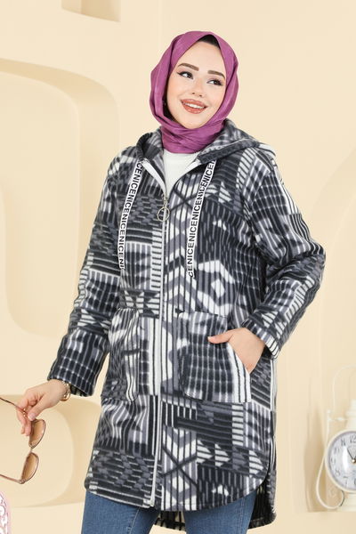 E.R.K. - كاب نمط 4 رمادي 2062ERK1158-MS - 415568