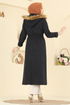 Overcoat 24026UKB139-MS Black - Thumbnail