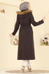 Overcoat 24026UKB139-MS Brown - Thumbnail
