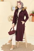 U.K.B. - Overcoat 24026UKB139-MS Burgundy