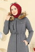 Overcoat 24026UKB139-MS Gray - Thumbnail