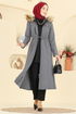 Overcoat 24026UKB139-MS Gray - Thumbnail