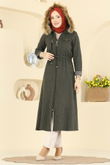 U.K.B. - Overcoat 24026UKB139-MS Khaki