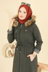 Overcoat 24026UKB139-MS Khaki - Thumbnail