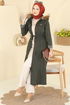 Overcoat 24026UKB139-MS Khaki - Thumbnail