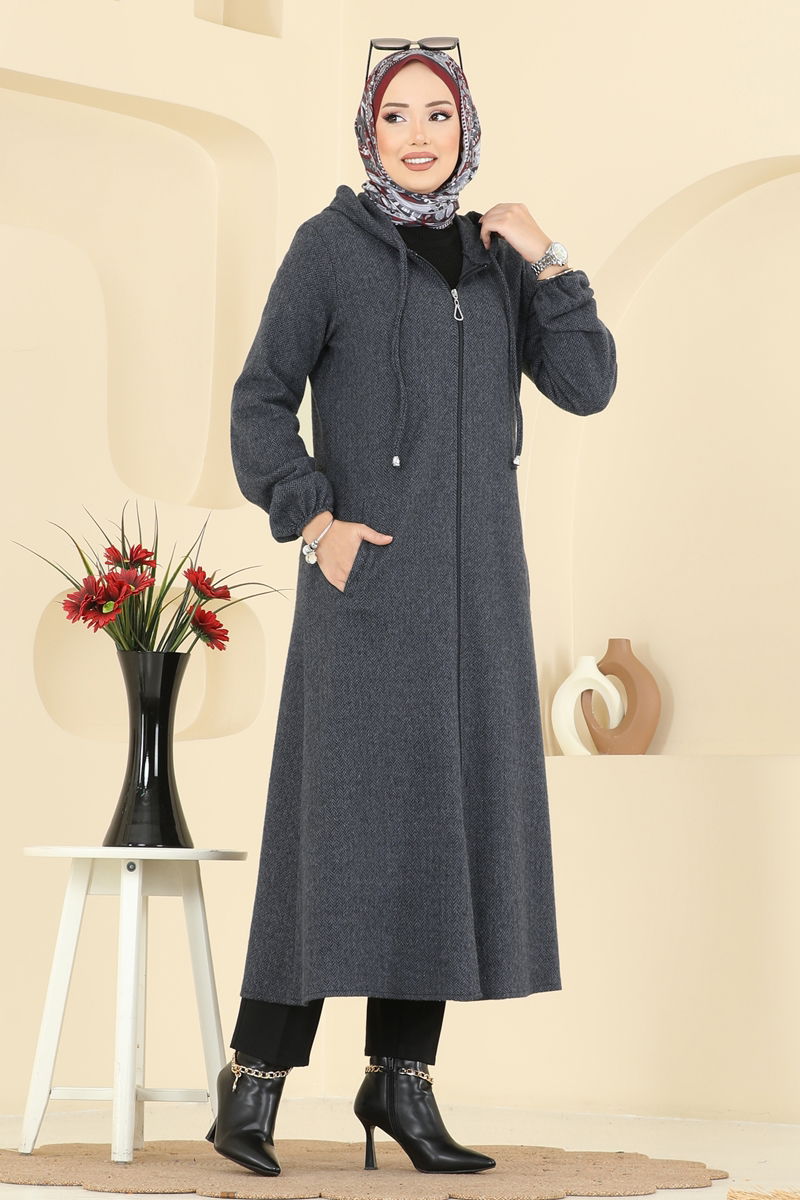 Overcoat 24084UKBK1160-MS Anthracite