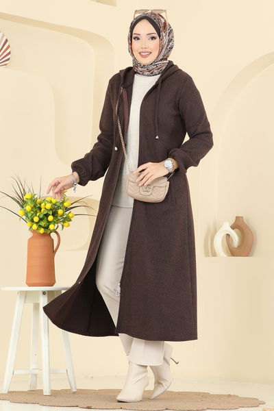 U.K.B.K. - Overcoat 24084UKBK1160-MS Brown - 416167
