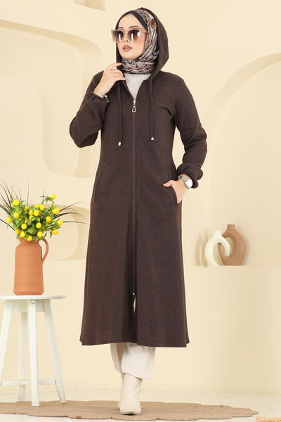 U.K.B.K. - Overcoat 24084UKBK1160-MS Brown - 416169
