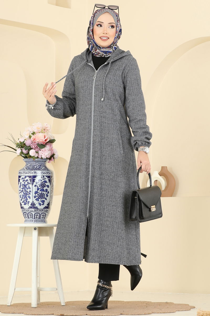 Overcoat 24084UKBK1160-MS Gray