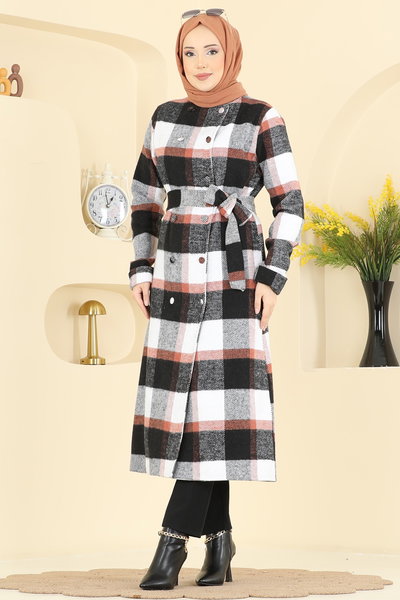 U.K.B.K. - Overcoat 24087UKBK1160-MS Black - 426701