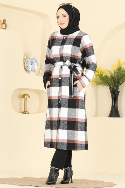 U.K.B.K. - Overcoat 24088UKBK1160-MS Black - 428916