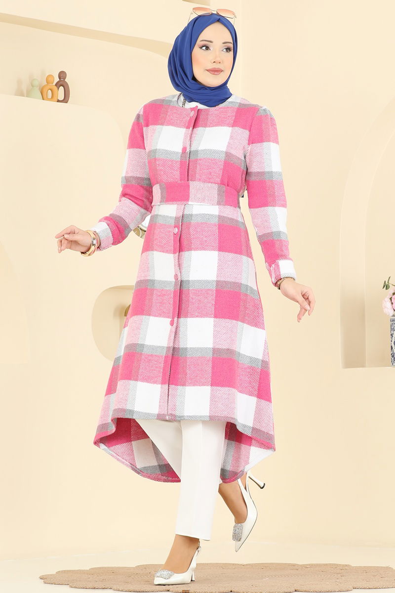 Overcoat 24089UKBK1160-MS Fuchsia