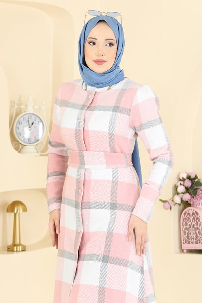 U.K.B.K. - Overcoat 24089UKBK1160-MS Powder - 426725