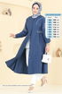 Overcoat 2645SL432-MS Indigo - Thumbnail