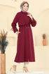 Overcoat 2740SL432-MS Burgundy - Thumbnail