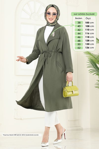 B.M.R. - Overcoat 3002BM387-MS Khaki - 366742
