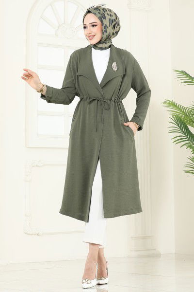 B.M.R. - Overcoat 3002BM387-MS Khaki