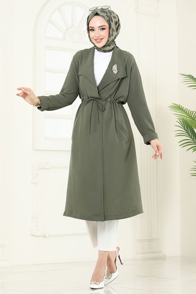 B.M.R. - Overcoat 3002BM387-MS Khaki - 366744