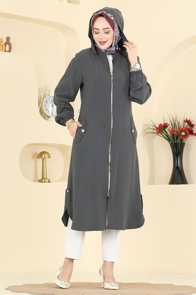 D.F.L. - Overcoat 3028DFL152-MS Anthracite - 428554
