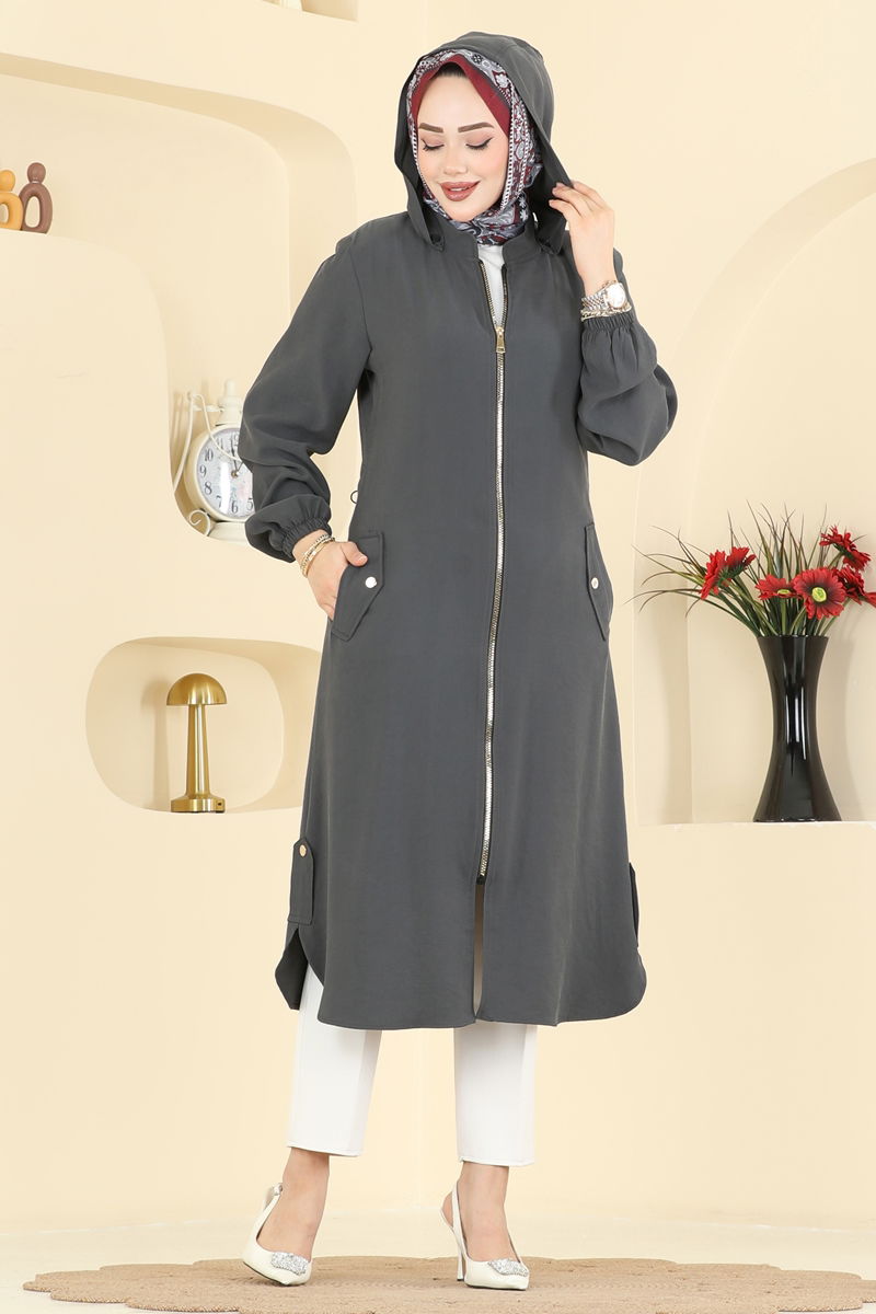 Overcoat 3028DFL152-MS Anthracite