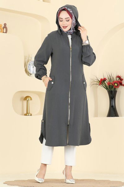 D.F.L. - Overcoat 3028DFL152-MS Anthracite