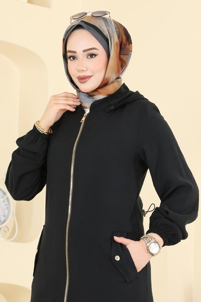 D.F.L. - Overcoat 3028DFL152-MS Black - 428625