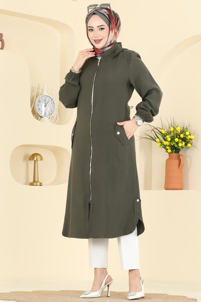 D.F.L. - Overcoat 3028DFL152-MS Khaki - 428572