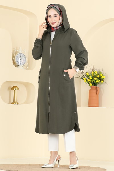 D.F.L. - Overcoat 3028DFL152-MS Khaki - 428574