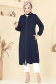 K.T.R. - Overcoat 3046KTR750-MS Navy Blue