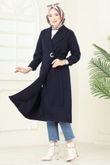 K.T.R. - Overcoat 3073KTR750-MS Navy Blue