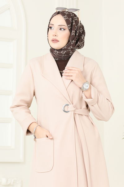 K.T.R. - Overcoat 3073KTR750-MS Stone - 417545