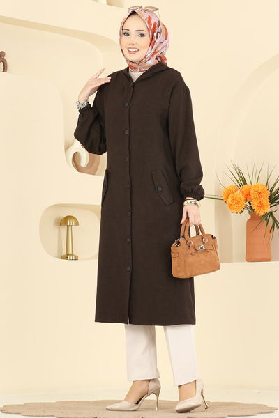 K.T.R. - Overcoat 3082KTR750-MS Bitter Brown - 429470