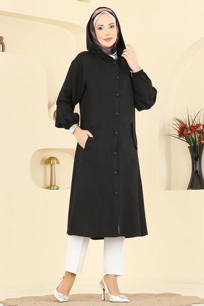 K.T.R. - Overcoat 3082KTR750-MS Black - 429508