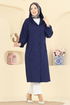 Overcoat 3082KTR750-MS Navy Blue - Thumbnail