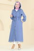 Overcoat 4262MKL719-MS Light Denim - Thumbnail