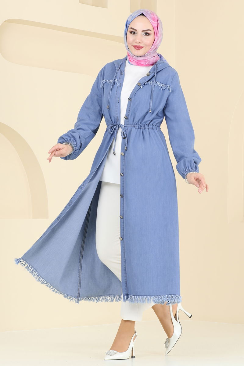 Overcoat 4262MKL719-MS Light Denim