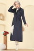 Overcoat 4277AL357-MS Navy Blue - Thumbnail