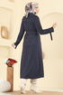 Overcoat 4277AL357-MS Navy Blue - Thumbnail