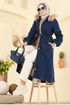 Overcoat 4292MKL719-MS Dark Denim - Thumbnail