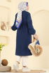 Overcoat 4292MKL719-MS Dark Denim - Thumbnail