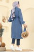 Overcoat 4292MKL719-MS Light Denim - Thumbnail