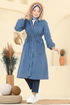 Overcoat 4292MKL719-MS Light Denim - Thumbnail