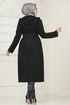 Overcoat 4398AL357-MS Black - Thumbnail