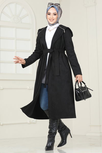 A.L. - Overcoat 4398AL357-MS Black - 415135